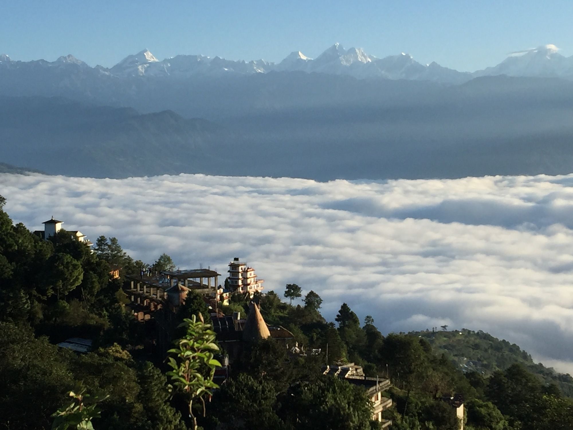 Everest Manla Resort Nagarkot Bagian luar foto